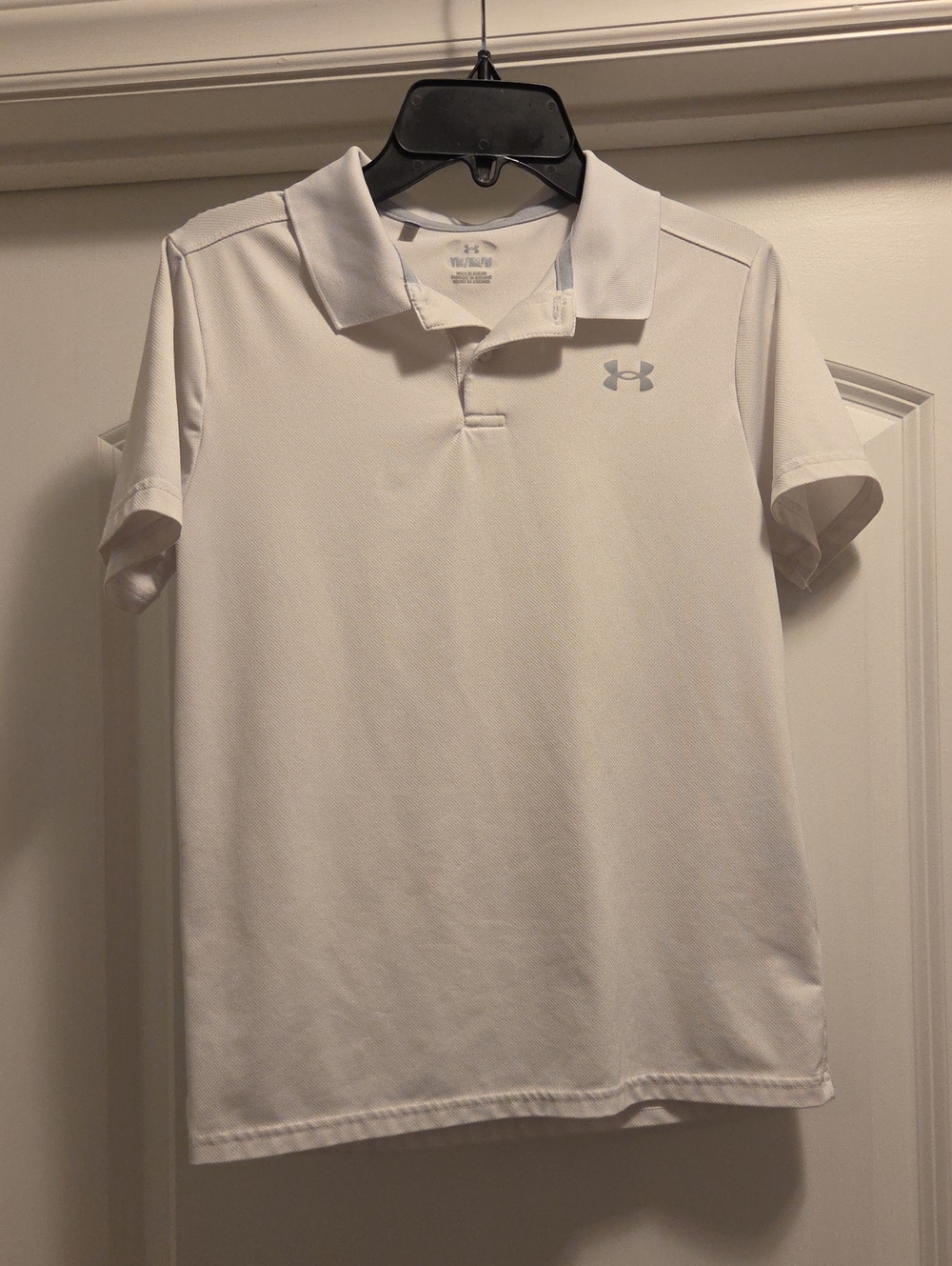 Under Armour Boy's White Polo
